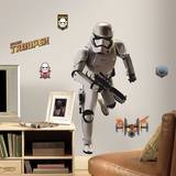 Star Wars Indretningsdetaljer RoomMates Star Wars The Force Awakens EP VII Storm Trooper Wall Decal