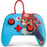 Blå Gamepads PowerA Enhanced Wired Controller (Nintendo Switch) - Mario Punch