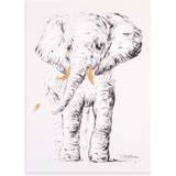 Childhome Pink Børneværelse Childhome Oil Painting Elephant