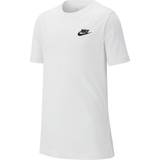 Overdele Nike Older Kid's Sportswear T-Shirt - White/Black (AR5254-100)