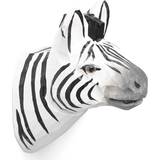 Ferm Living Sort Kroge & Bøjler Ferm Living Animal Hand Carved Hook Zebra