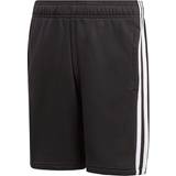 Adidas Bukser adidas Boy's Essentials 3-Stripes Knit Shorts - Black/White (DV1796)