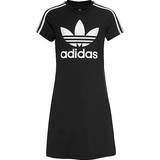 Piger - XL Kjoler adidas Girl's Adicolor Dress - Black/White (FM5653)