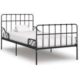 vidaXL Bed Frame with Slatted Base 95cm Sengeramme 90x200cm
