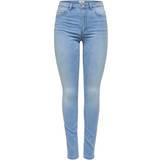 14 Jeans Only Royal Hw Skinny Fit Jeans - Blue/Blue Light Denim