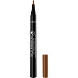 Flydende Øjenbrynsprodukter Rimmel Brow Pro Micro 24HR Precision-Stroke Pen #02 Honey Brown