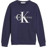 Calvin Klein Sweatshirts Børnetøj Calvin Klein Monogram Logo Sweatshirt - Peacoat