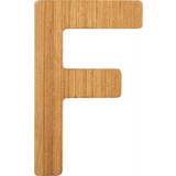 Bambus - Brun Indretningsdetaljer Small Foot ABC Bamboo Letter F