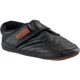 Melton Lær at gå-sko Børnesko Melton Leather Shoe Velcro - Black