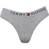 Tommy Hilfiger Logo Waistband Thong - Grey Heather