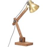 Messing - Skrivebordslamper Bordlamper vidaXL Industrial Bordlampe 90cm