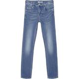 Nitter - Piger Bukser Name It Power Stretch X-slim Fit Jeans - Blue/Medium Blue Denim (13185231)