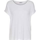 16 - Viskose Overdele Only Loose T-shirt - White/White
