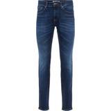 Tommy Hilfiger Herre - W36 Bukser & Shorts Tommy Hilfiger Scanton Slim Fit Jeans - Aspen Dark Blue Stretch