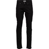 Tommy Hilfiger Herre - L33 - W33 Jeans Tommy Hilfiger Stretch Slim Fit Cotton Denim Trousers - Black Comfort