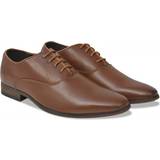 Gummi - Polyuretan Lave sko vidaXL Men's Business Shoes Lace-Up - Brown