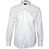 Gant Hvid Tøj Gant Regular Fit Oxford Shirt - White