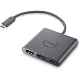 Dell Kabeladaptere - Rund Kabler Dell USB C-HDMI/DisplayPort /USB C M-F 0.2m