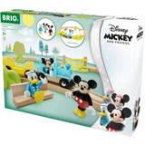 Mickey Mouse - Trælegetøj Legetøjsbil BRIO Mickey Mouse Train Set 32277
