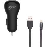 Gear by Carl Douglas Batterier & Opladere Gear by Carl Douglas Charger 12V 2xUSB 2.4A Lightning Cable 1m