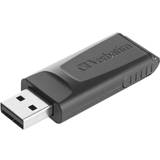 Verbatim 128 GB Hukommelseskort & USB Stik Verbatim Slider 128GB USB 2.0
