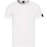 Replay Bomuld - W25 Tøj Replay Raw Cut Cotton T-shirt - White
