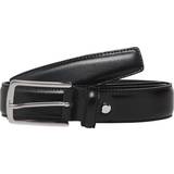 Jack & Jones Tilbehør Jack & Jones Clean Cut Leather Belt - Black/Black