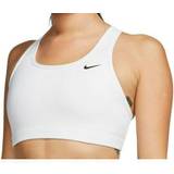 Nike Medium Support Swoosh Sports Bra - White/Black