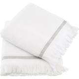 Håndklæder på tilbud Meraki Mkds03 2-pack Badehåndklæde White/Grey (100x50cm)