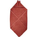 Rød Babyhåndklæder Pippi Organic Hooded Towel 4701 426