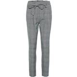 Elastan/Lycra/Spandex - Ternede Bukser & Shorts Vero Moda High Distance Trousers - Gray