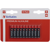 Verbatim Sort Batterier & Opladere Verbatim AAA Premium Alkaline Compatible 10-pack