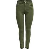 Dame - Grøn - Normal talje Jeans Only Blush Ankle Skinny Fit Jeans - Green/Kalamata