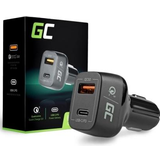 Bilbatteriopladere - Grøn Batterier & Opladere Green Cell Car Charger CAD33