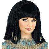 Historiske Korte parykker Kostumer Widmann Cleopatra Black Children's Wig with Braids