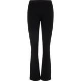 Vero Moda Nylon Bukser & Shorts Vero Moda Kamma Flared Cotton Trousers - Black