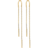 Smykker ENAMEL Copenhagen Hoop Chain Earrings - Gold