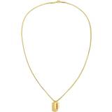Tommy Hilfiger Double Dog Tag Necklace - Gold