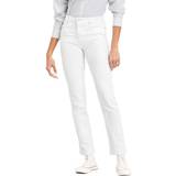 Levi's Dame - Elastan/Lycra/Spandex - Firkantet Jeans Levi's 724 High Rise Straight Jeans - Western White/Neutral