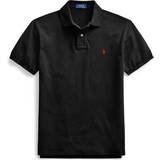 Polo Ralph Lauren Slim Overdele Polo Ralph Lauren Slim Fit Polo T-shirt - Black