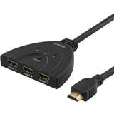 HDMI-kabler - Han – Hun - Standard HDMI-standard HDMI Deltaco HDMI-3HDMI 1.3 M-F 0.5m