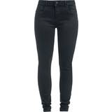 30 - Polyester Jeans Noisy May Nmjen Normal Waist Skinny Fit Jeans - Black