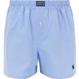 Blå - Ternede Undertøj Polo Ralph Lauren Woven Boxer Shorts - Mini Gingham Light Blue