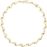 Georg Jensen Kæder Halskæder Georg Jensen Infinity Necklace - Gold/Diamonds