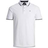 Jack & Jones Herre - S Polotrøjer Jack & Jones Classic Polo Shirt - White/White