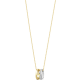 Georg Jensen Smykker Georg Jensen Fusion Necklace - Gold/White Gold/Diamonds