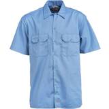 Dickies 3XL - Herre Skjorter Dickies 1574 Original Short Sleeve Work Shirt - Light Blue