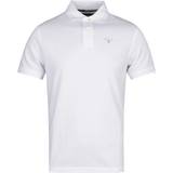 Barbour XL Overdele Barbour Tartan Pique Polo Shirt - White/Dress