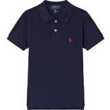 160 Overdele Ralph Lauren Boy's Logo Poloshirt - Navy Blue