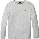 170 - Babyer Overdele Tommy Hilfiger Long Sleeve Organic Cotton T-shirt - Grey Heather (KB0KB04141-004)